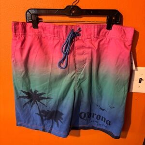 Corona Men’s Shorts Multi Color L NWT